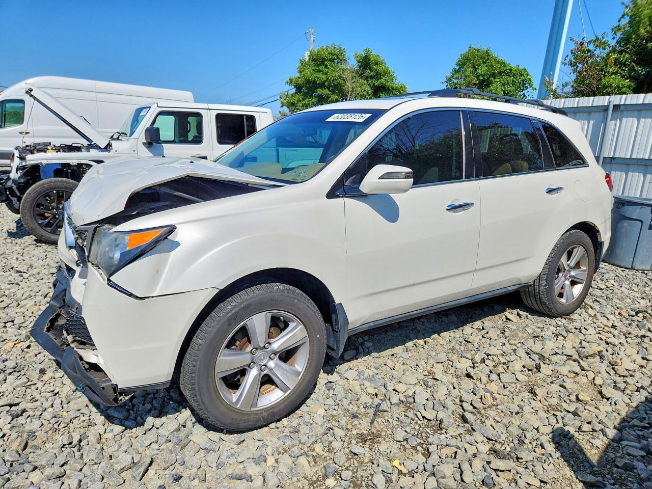 2013 Acura MDX Technology, VIN 2HNYD2H36DH514657 — Front end