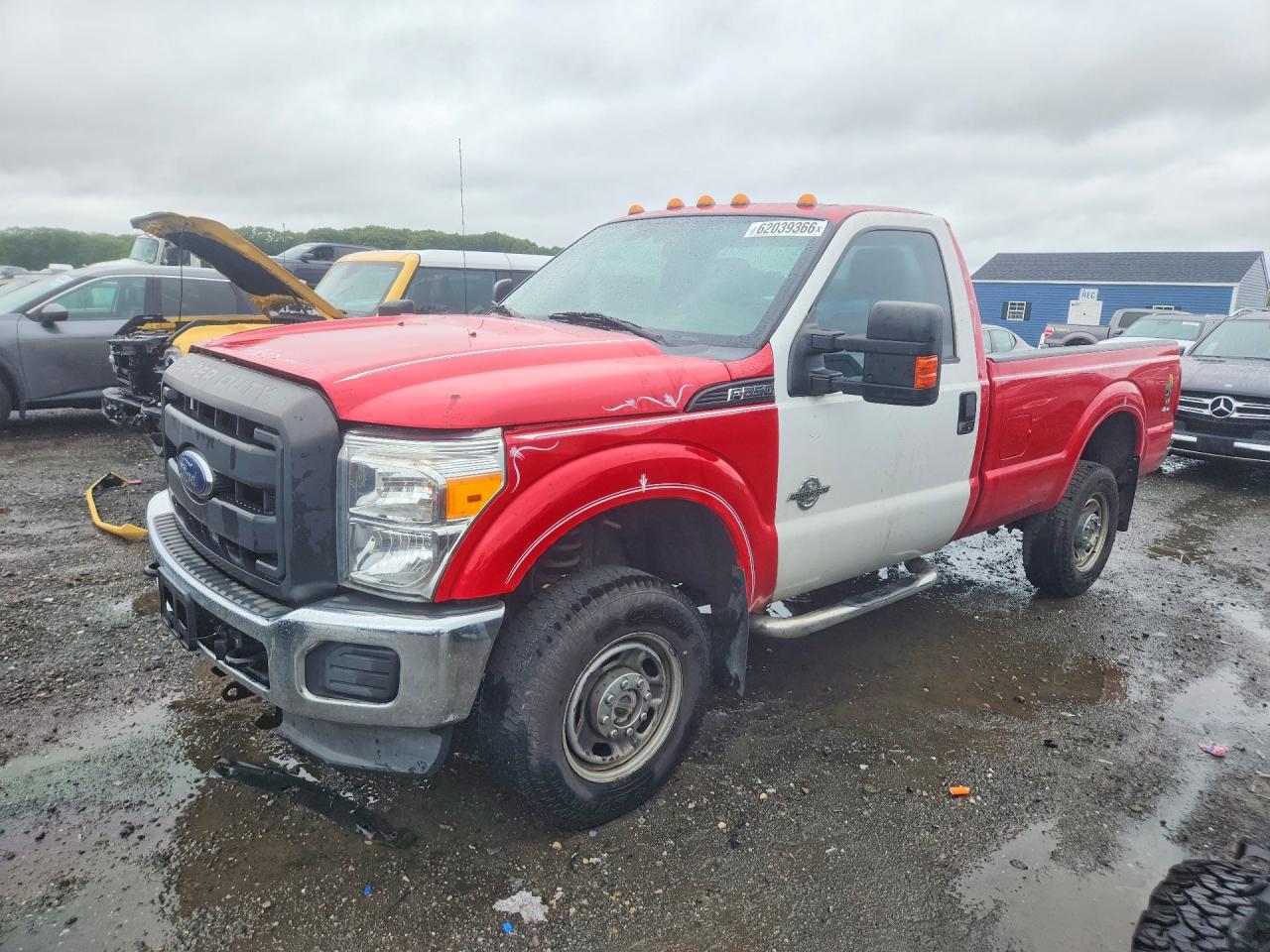 2013 Ford F-250 XL, VIN 1FTBF2B68DEB89204 — Rear end