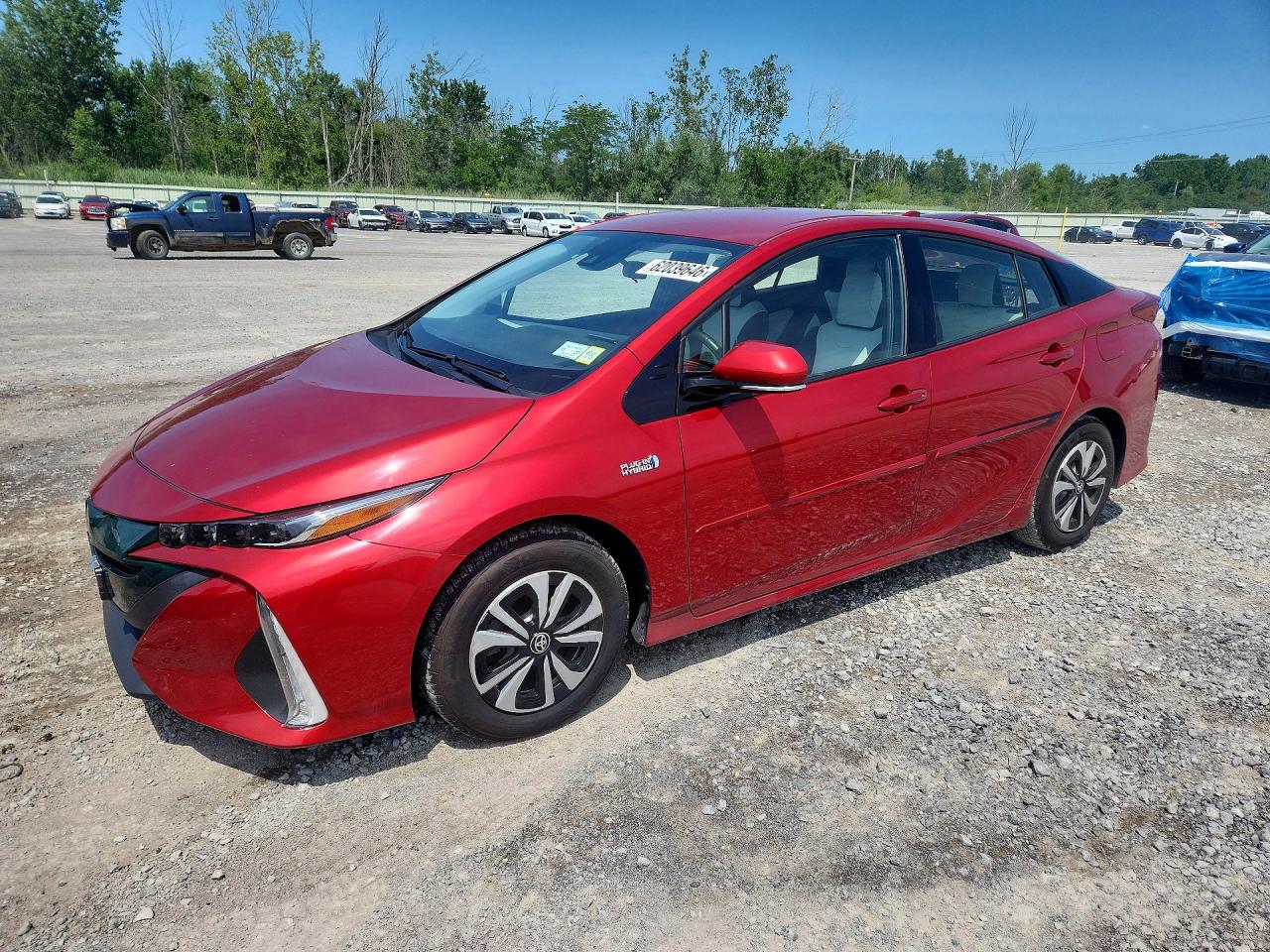 2017 Toyota Prius Plus, VIN JTDKARFP4H3049209 — Днище