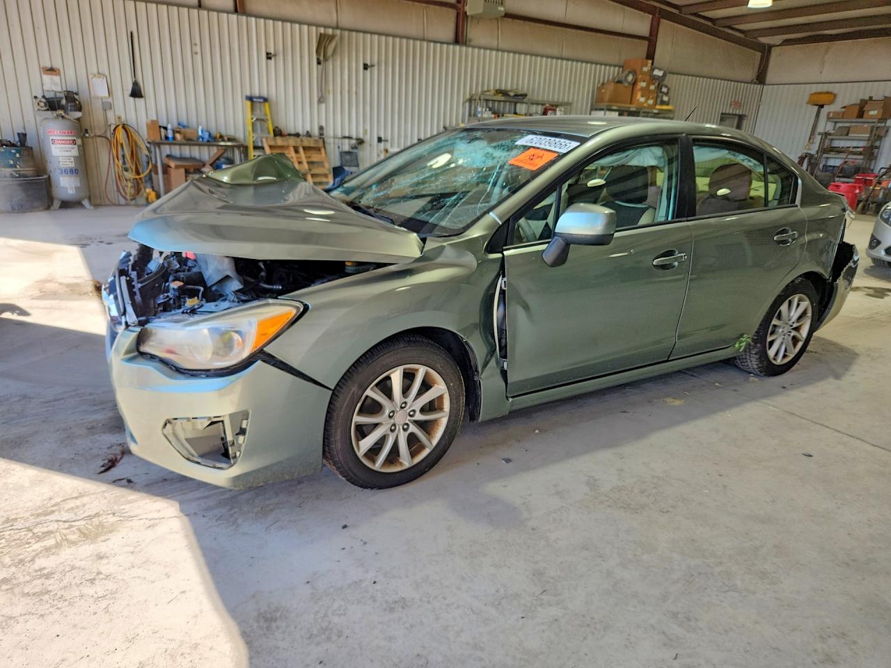 2014 Subaru Impreza Premium, VIN JF1GJAC66EH015070 — Front end