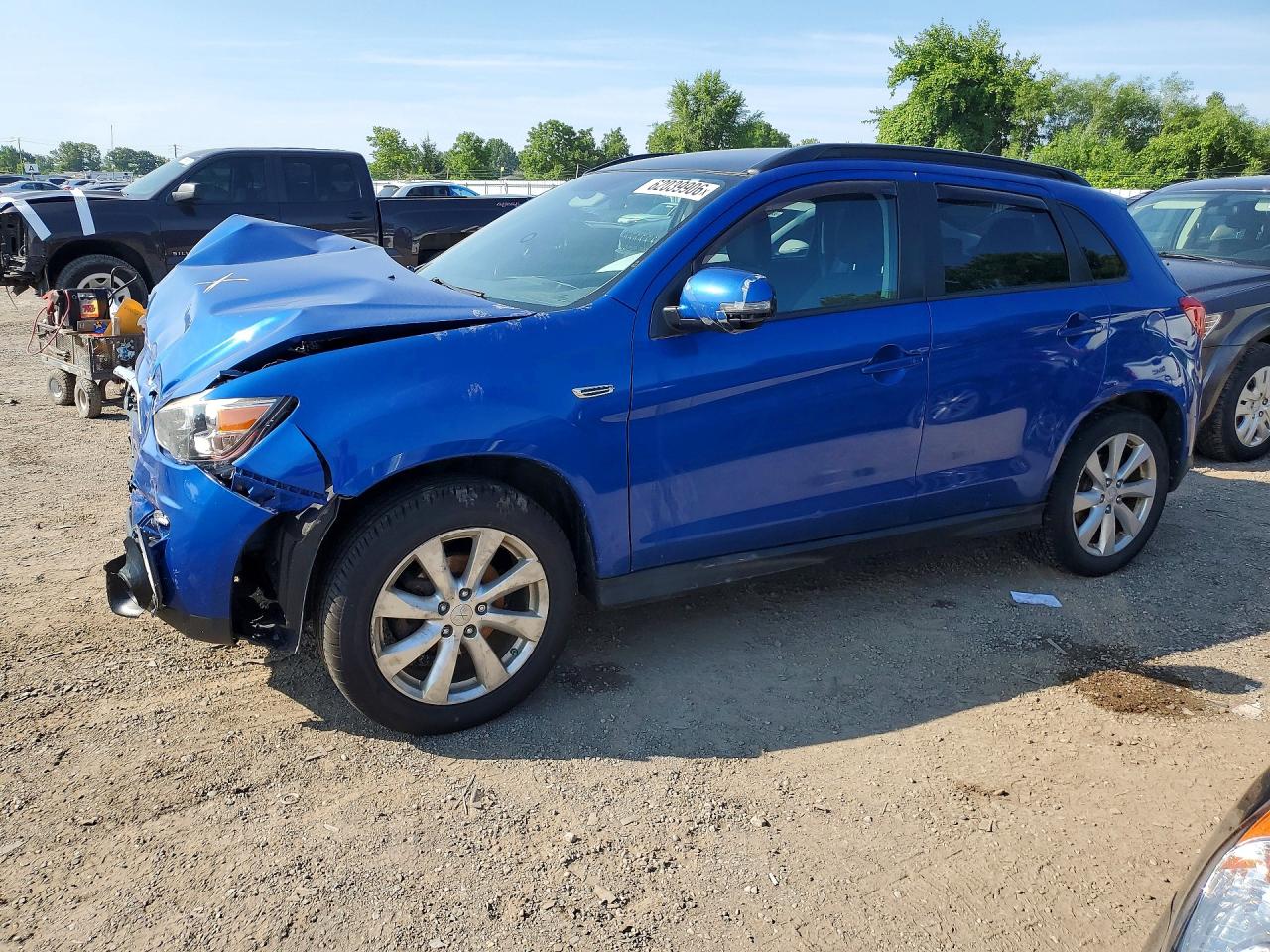 2015 Mitsubishi Outlander Sport GT, VIN 4A4AJ4AW1FE606570 — Front end