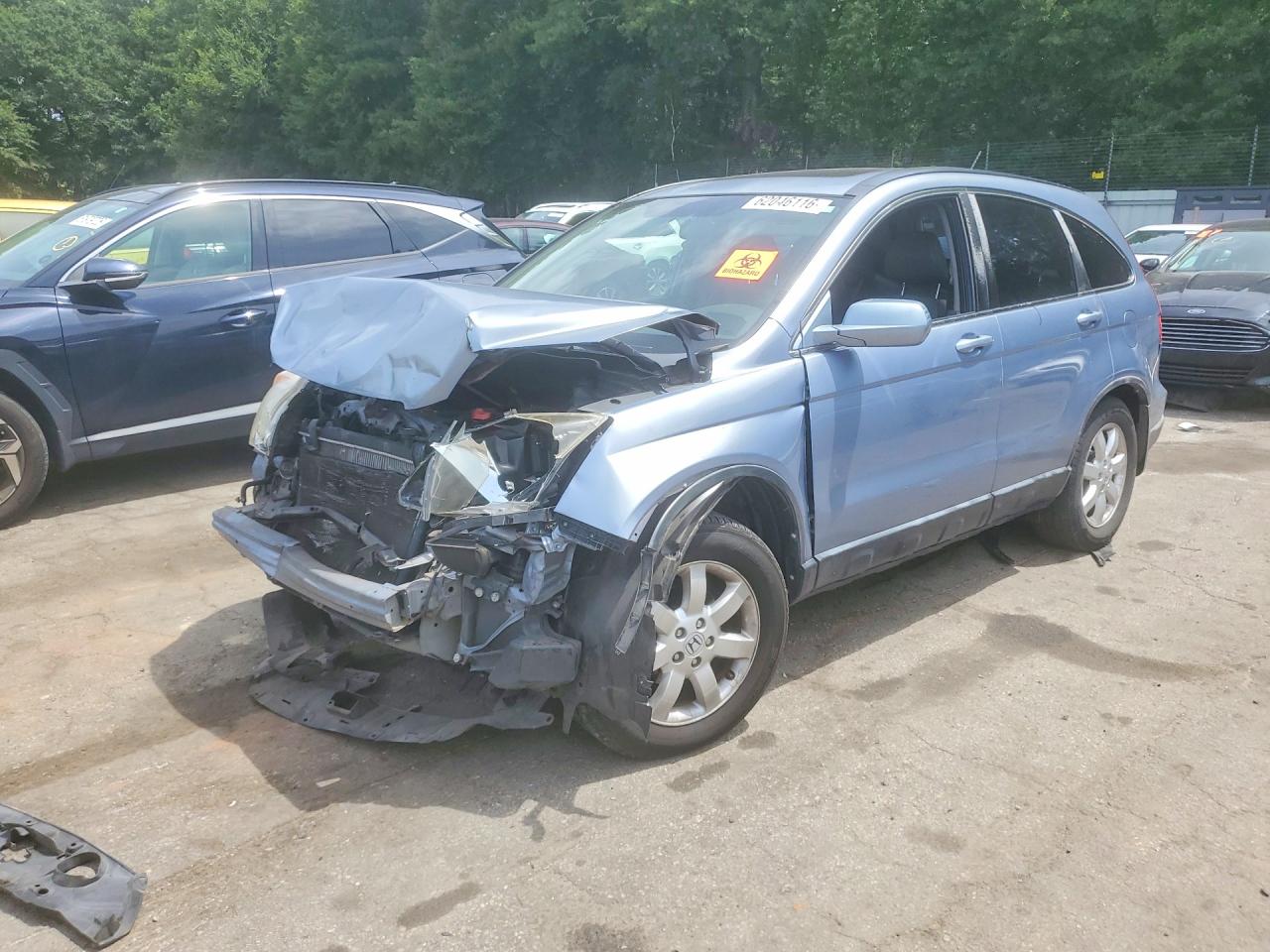 2007 Honda CR-V EX-L, VIN JHLRE48747C041101 — Front end