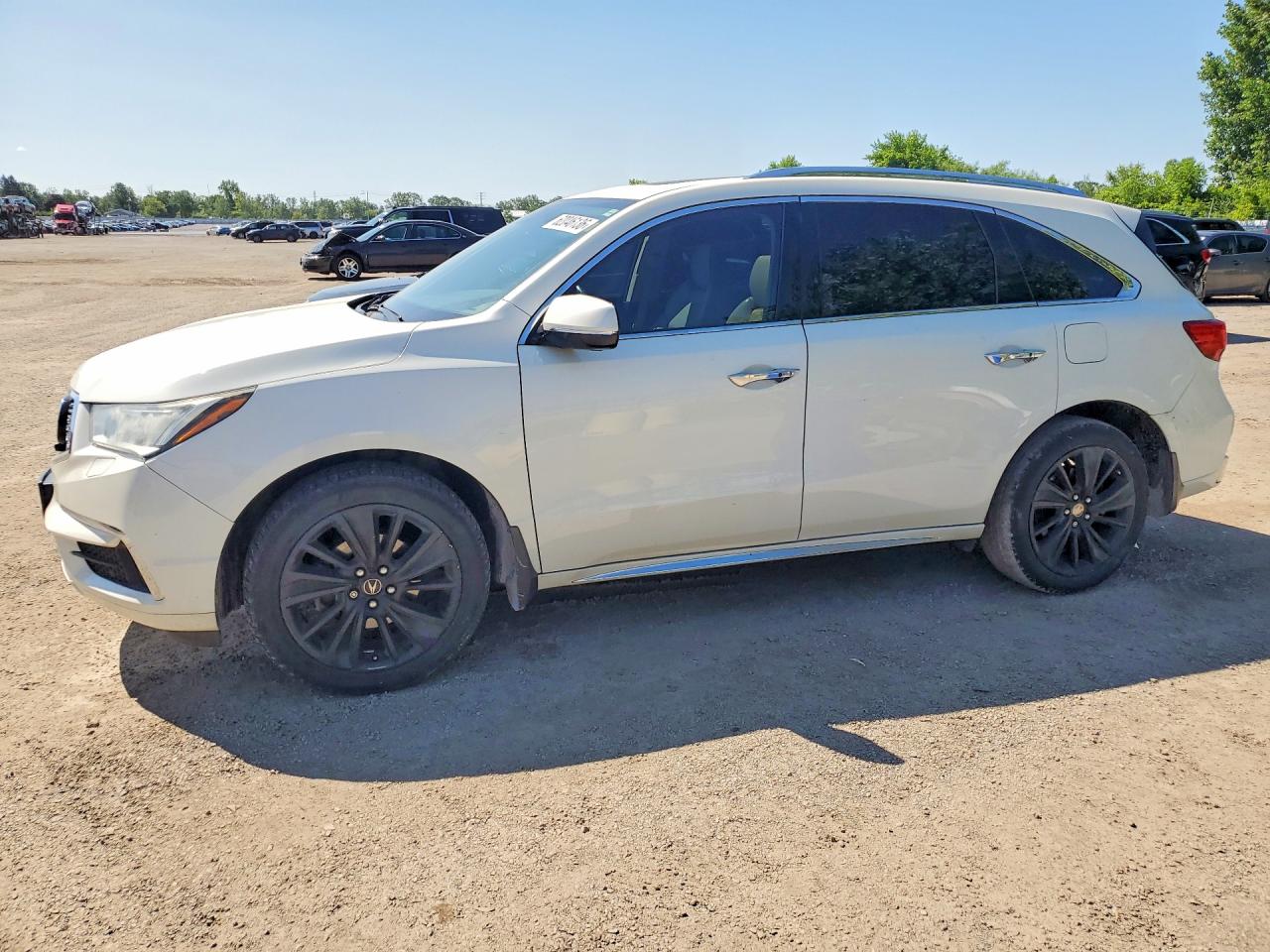 2017 Acura MDX Advance, VIN 5FRYD4H87HB505151 — Зад