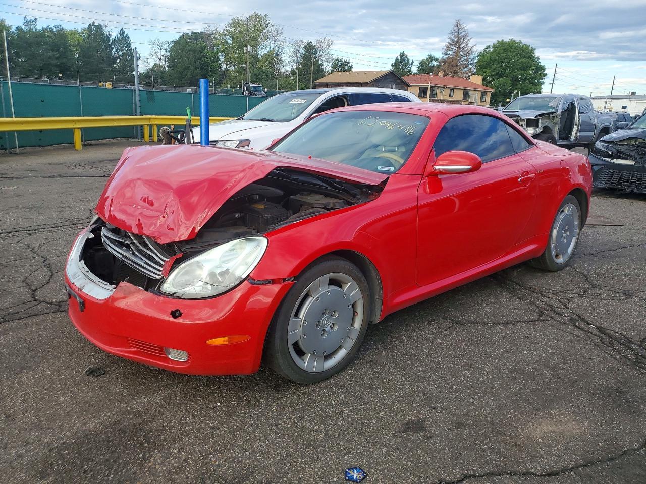 2002 Lexus SC 430, VIN JTHFN48Y420028589 — Front end