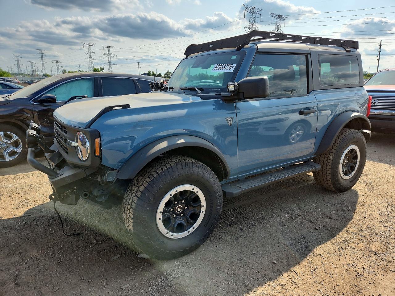 2023 Ford Bronco Badlands, VIN 1FMDE5CH3PLB01636 — Front end