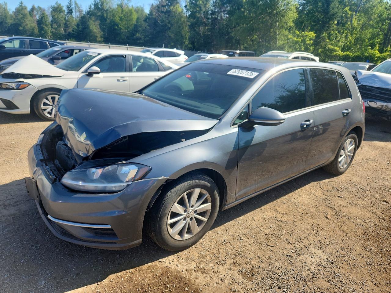 2018 Volkswagen Golf S, VIN 3VWB17AU4JM289413 — Front end