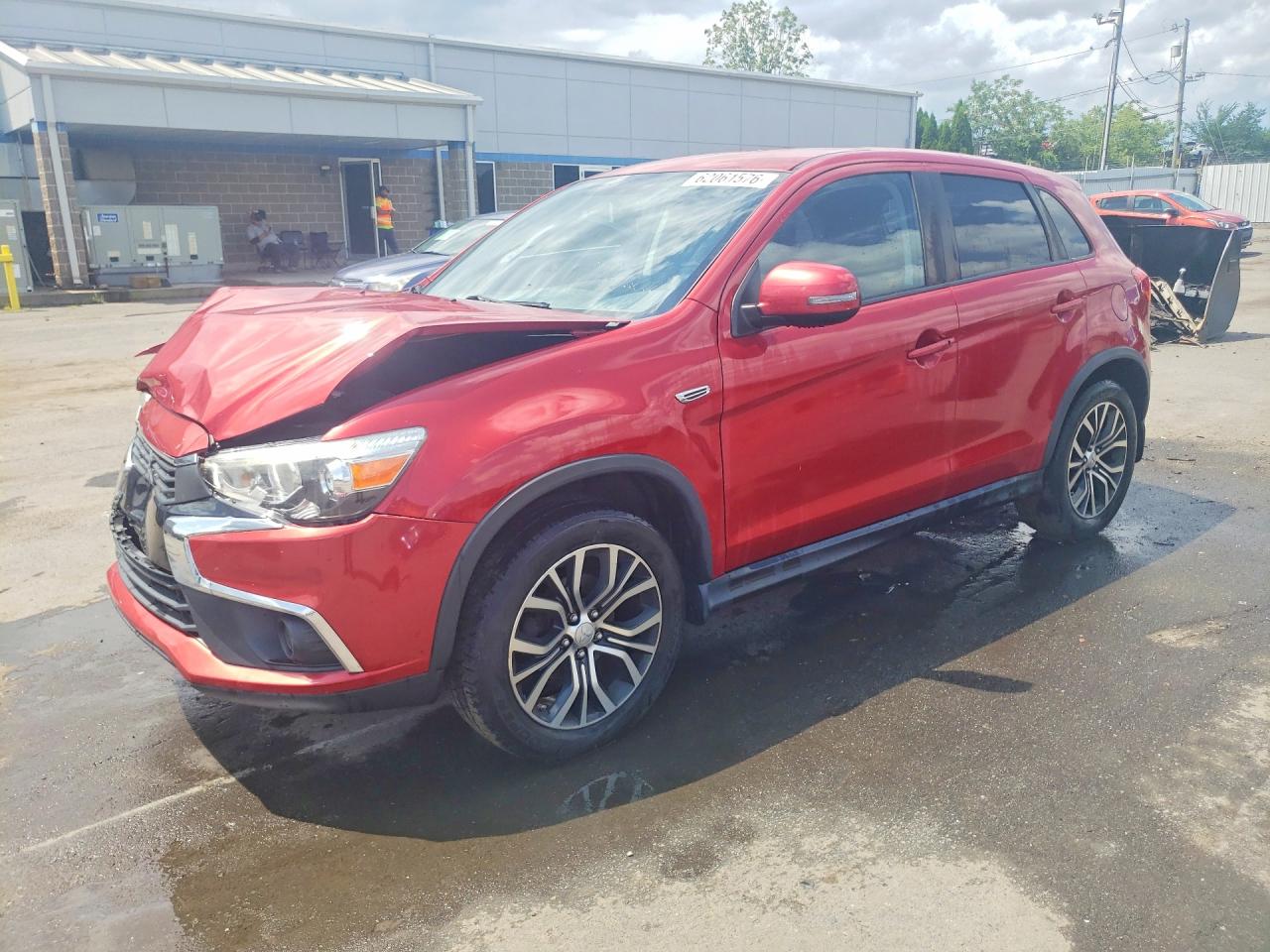 2017 Mitsubishi Outlander ES, VIN JA4AR3AU3HZ020483 — Front end