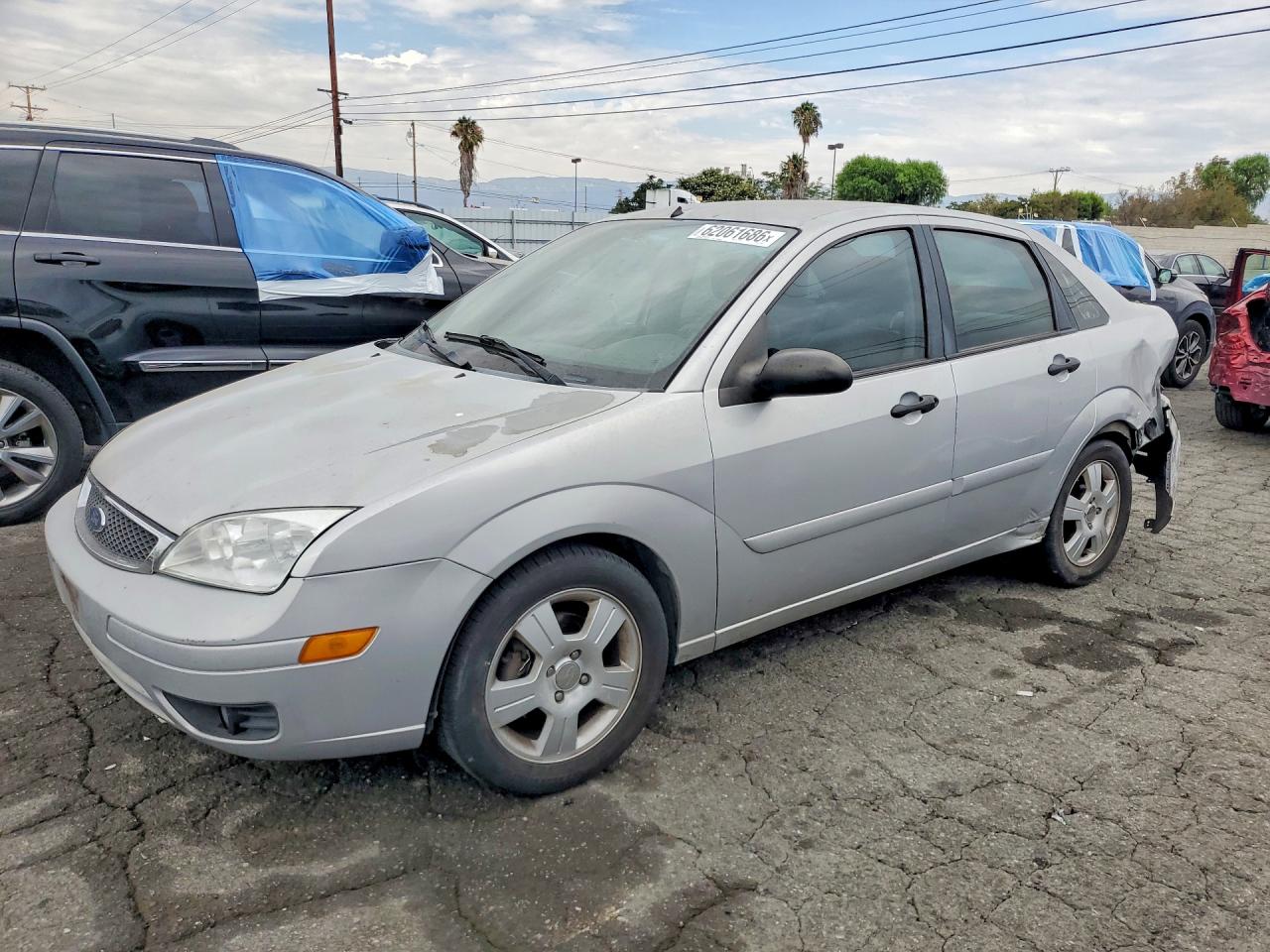 2006 Ford Focus S, VIN 1FAFP34N86W137650 — Rear end