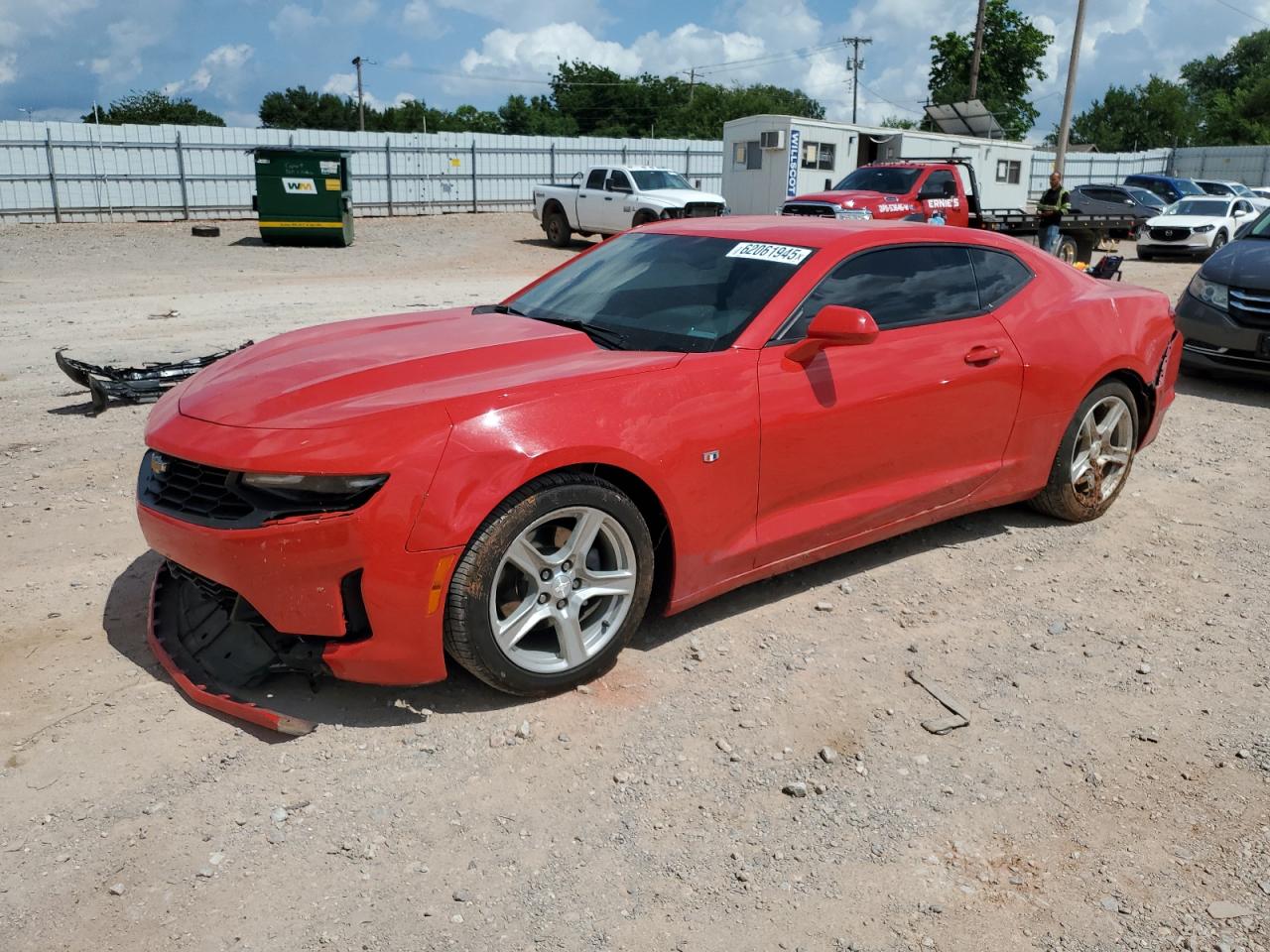 2021 Chevrolet Camaro 1LT, VIN 1G1FB1RS5M0126755 — Front end
