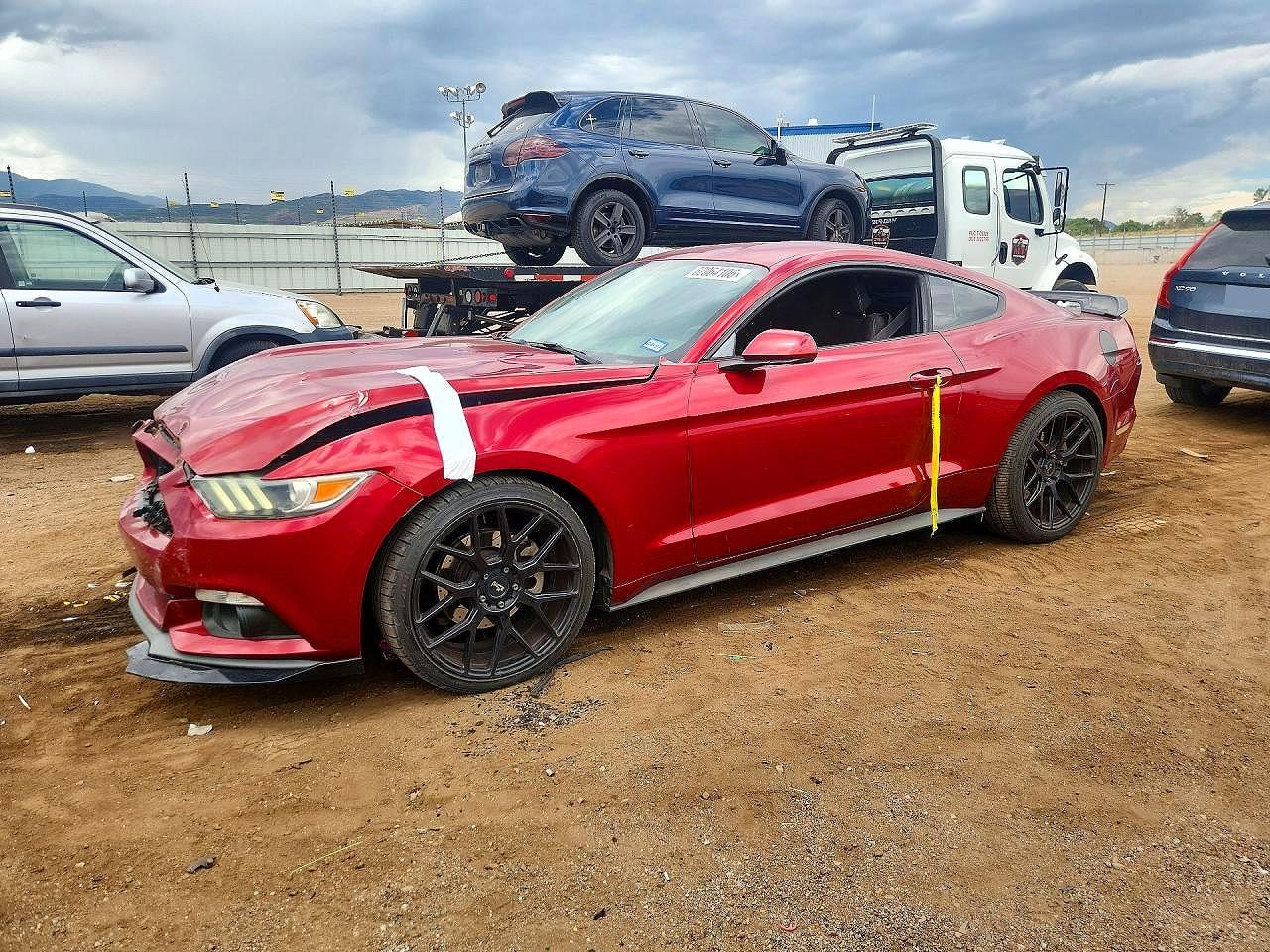 2015 Ford Mustang EcoBoost Premium, VIN 1FA6P8TH5F5376829 — Front end