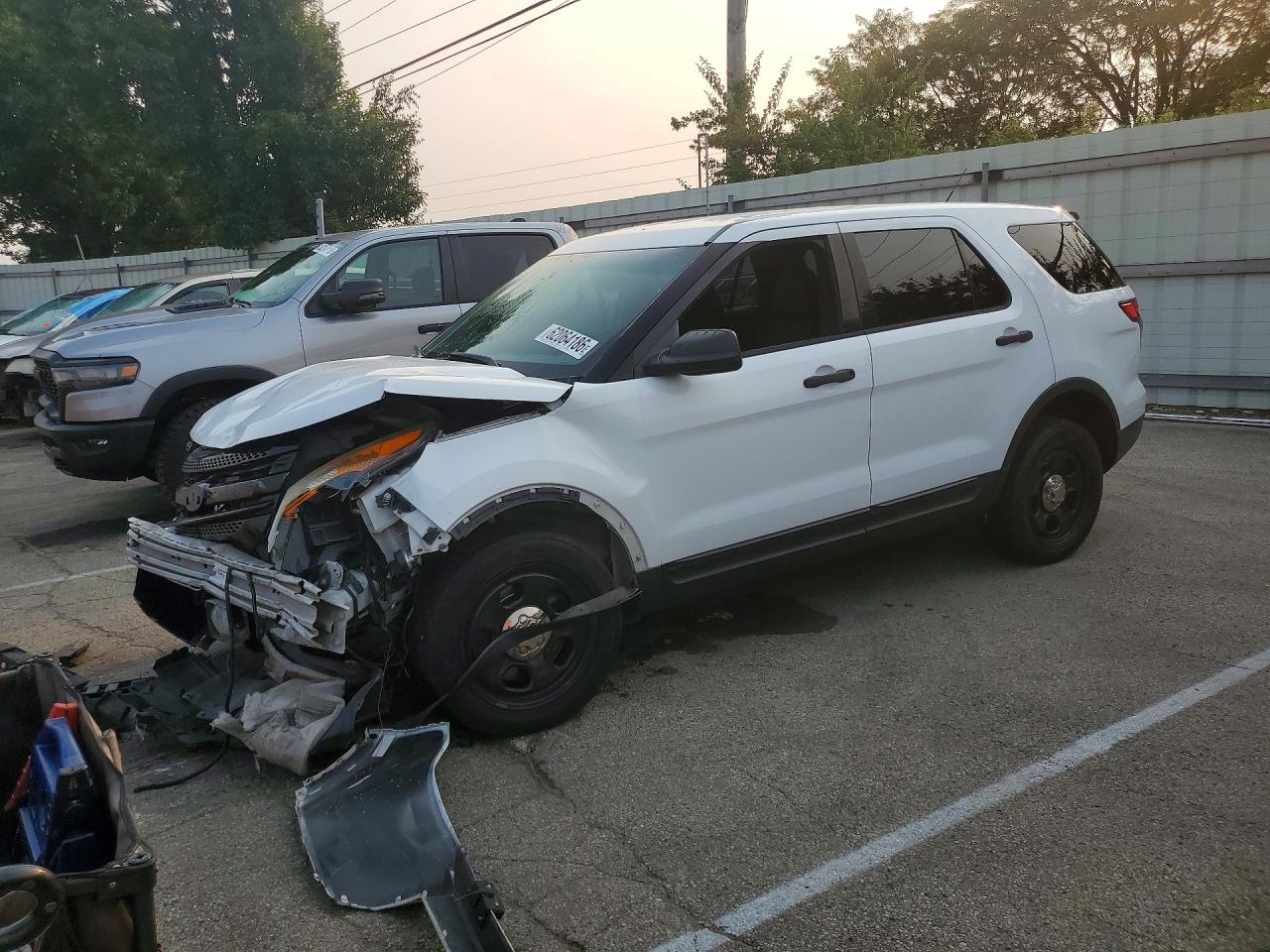 2013 Ford Police Interceptor Utility, VIN 1FM5K8AR4DGA56172 — Front end