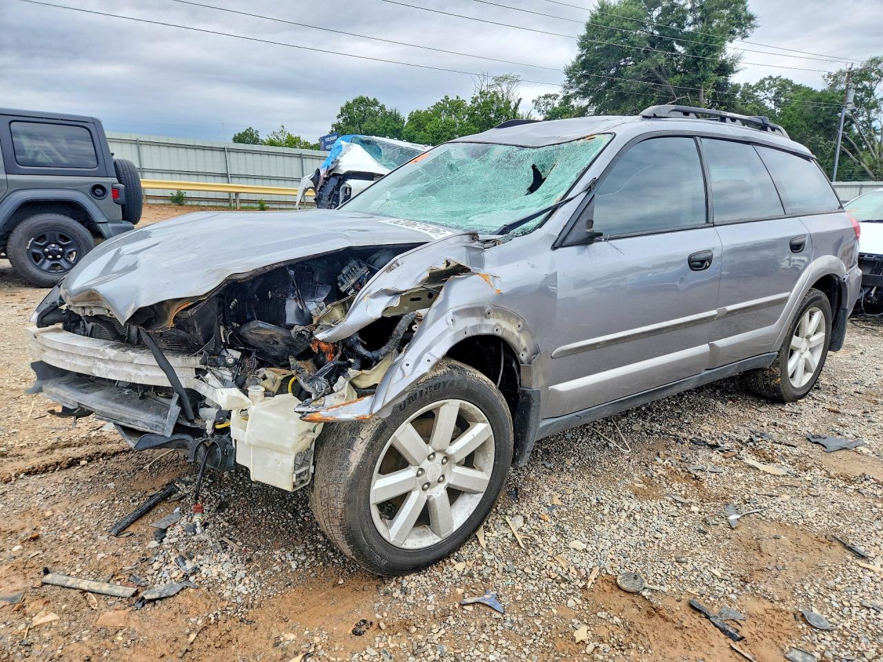 2009 Subaru Outback Special Edition, VIN 4S4BP61C897328556 — Опрокидывание