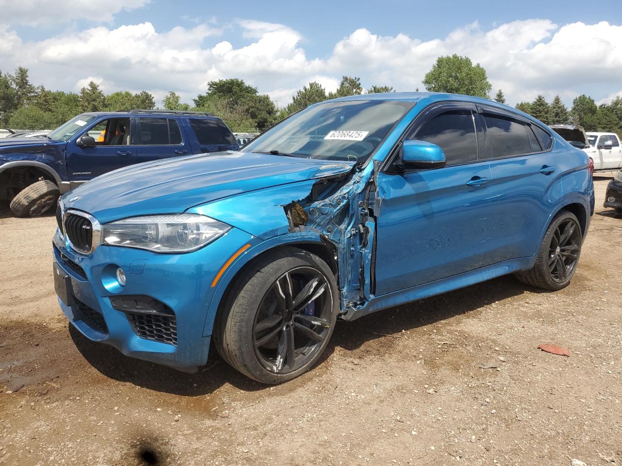 2018 BMW X6 M, VIN 5YMKW8C53J0Y74672 — Front end
