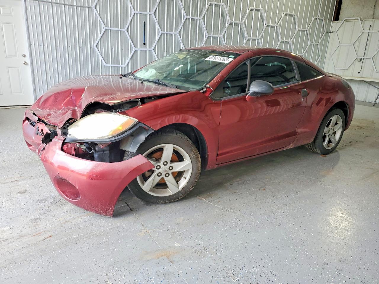2007 Mitsubishi Eclipse GS, VIN 4A3AK24F27E066195 — Перед