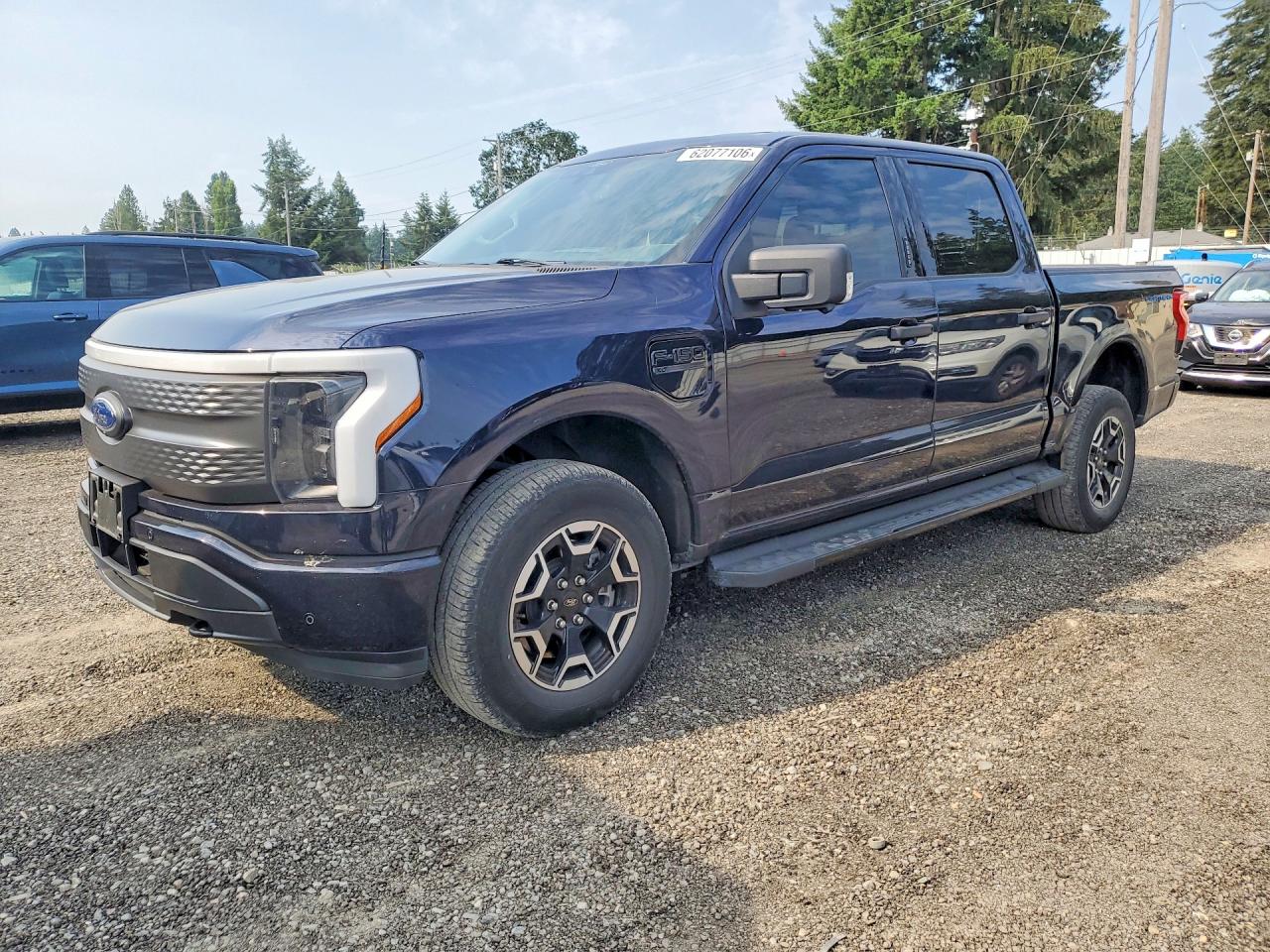 2022 Ford F-150 Lightning XLT, VIN 1FTVW1EL5NWG00935 — Rear end