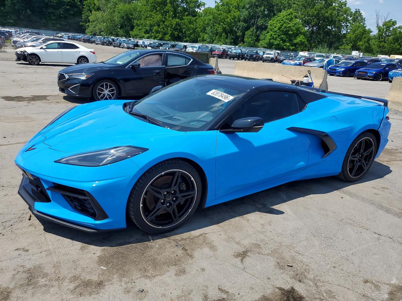 2023 Chevrolet Corvette 3LT, VIN 1G1YC3D47P5120618 — Rear end