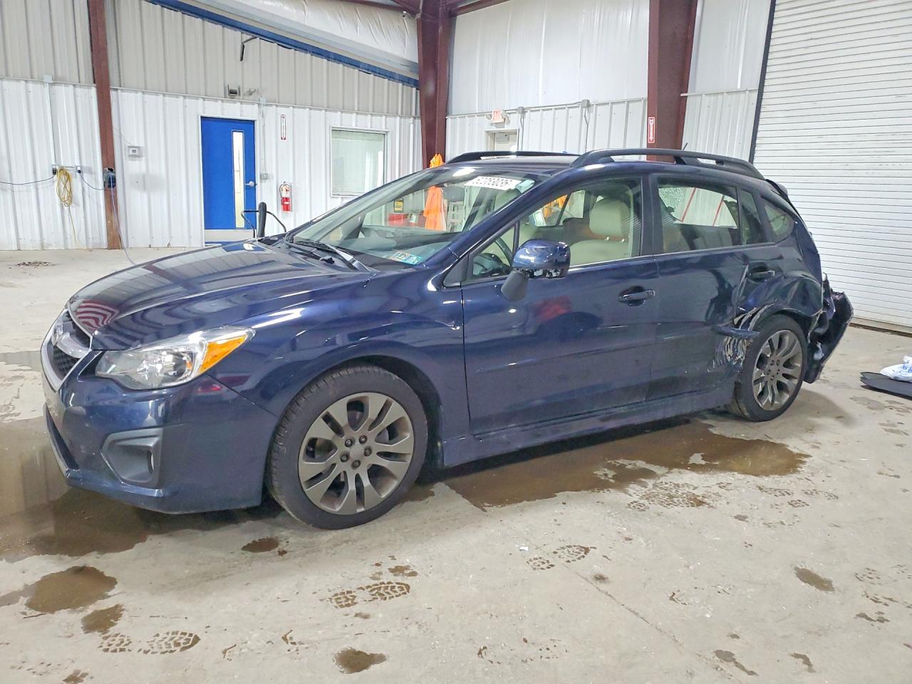 2014 Subaru Impreza Special Sports Premium, VIN JF1GPAL67EH261589 — Rear end