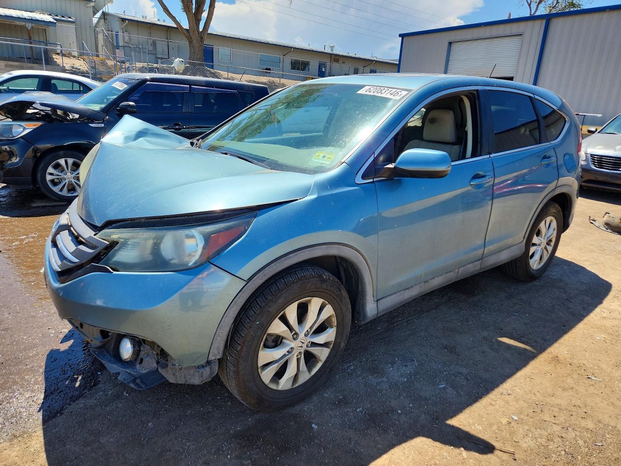 2014 Honda CR-V EX, VIN 5J6RM4H50EL061349 — Front end