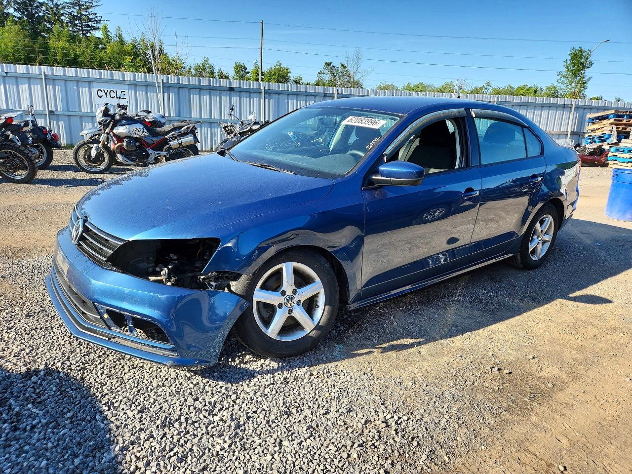 2017 Volkswagen Jetta S, VIN 3VW2B7AJ3HM298150 — Front end