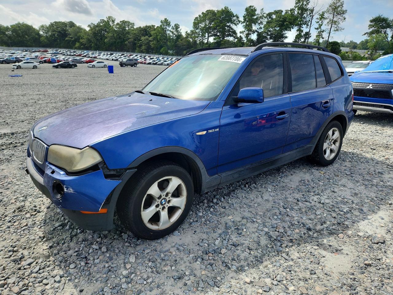 2007 BMW X3 3.0si, VIN WBXPC93457WF00709 — Перед