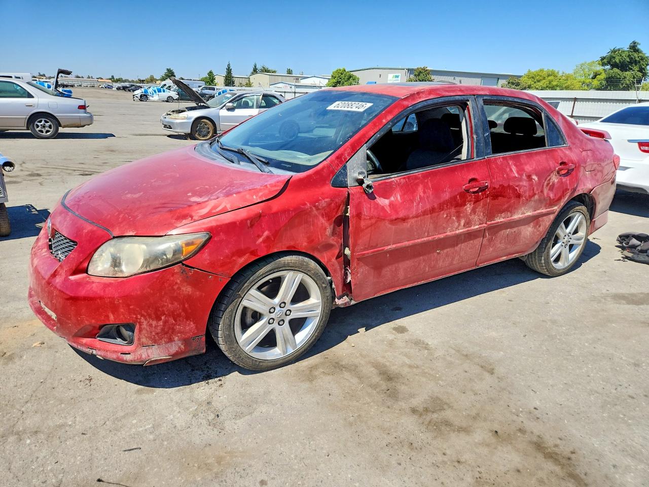 2009 Toyota Corolla XRS, VIN 1NXBE40E59Z117264 — Rollover