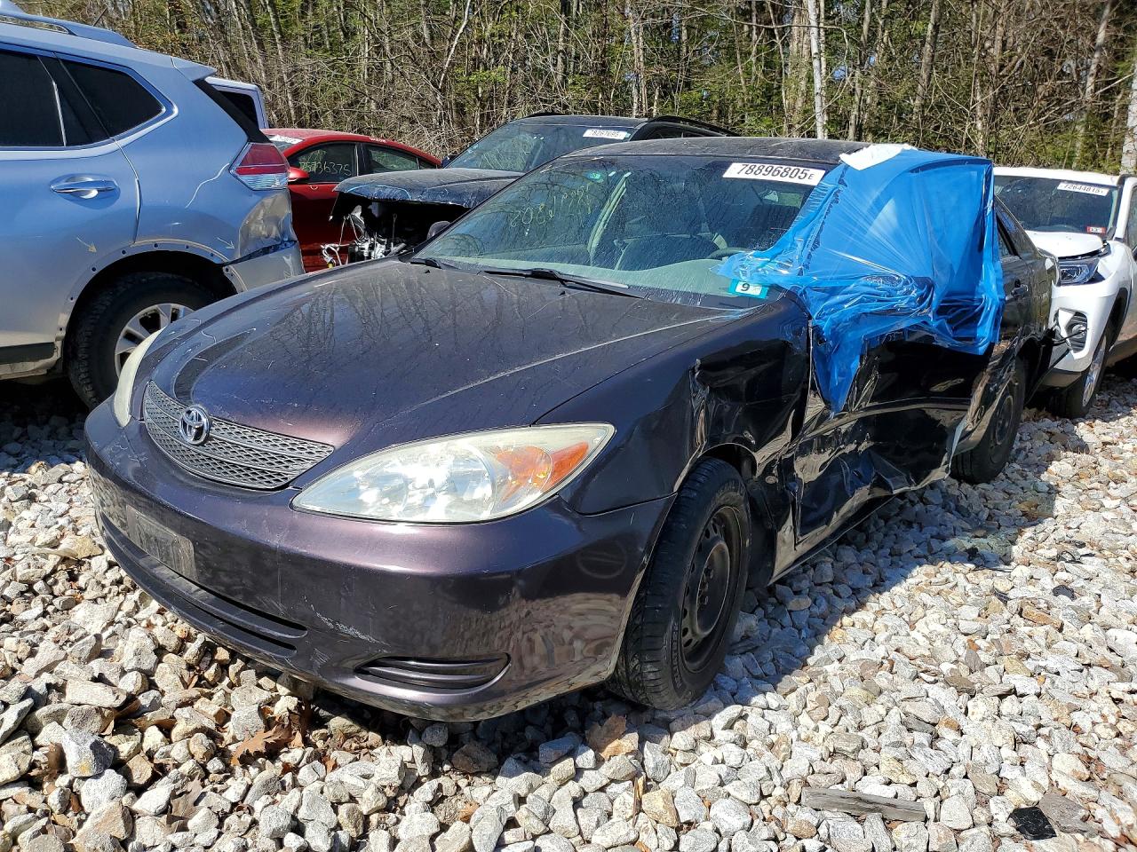 2002 Toyota Camry LE, VIN 4T1BE32K62U628856 — Side