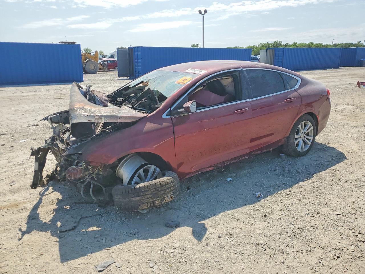 2015 Chrysler 200 Limited, VIN 1C3CCCAB3FN537418 — Burn