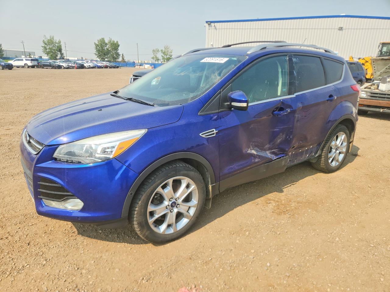 2016 Ford Escape Titanium, VIN 1FMCU9J91GUC31359 — Frame damage