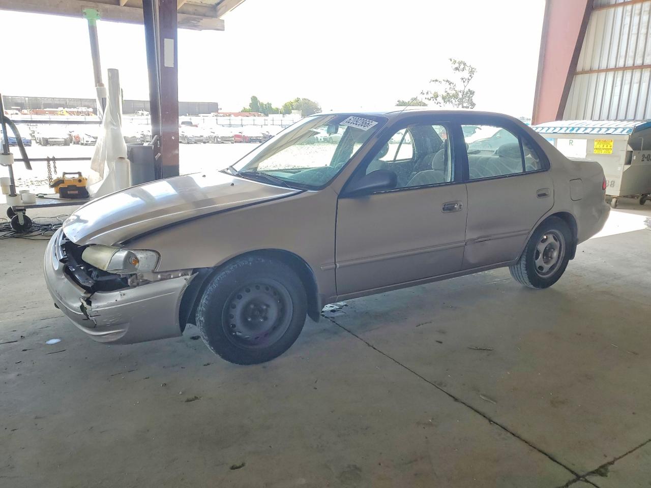 1999 Toyota Corolla VE, VIN 1NXBR18E6XZ207060 — Front end
