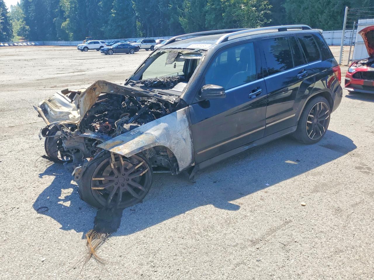 2014 Mercedes-Benz GLK 350, VIN WDCGG8JB7EG273485 — Burn