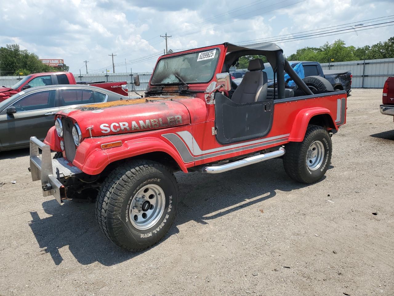 1982 Jeep CJ8, VIN 1JCBM88E3CT055684 — Burn