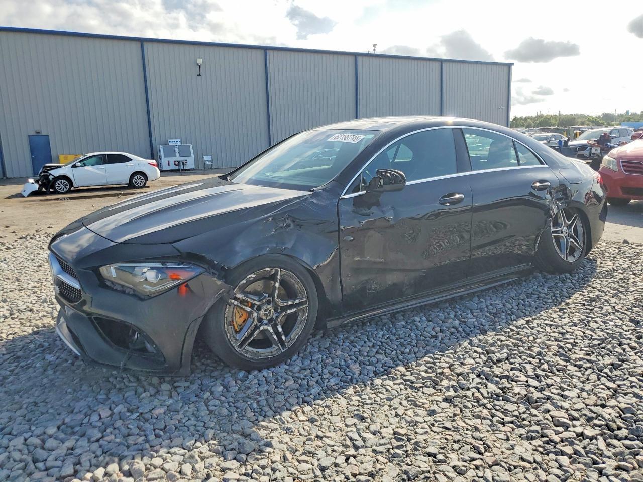 2020 Mercedes-Benz CLA 250, VIN W1K5J4HB8LN086929 — Front end