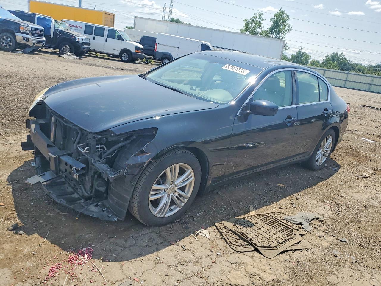 2011 Infiniti G25 Journey, VIN JN1DV6AP3BM830777 — Front end