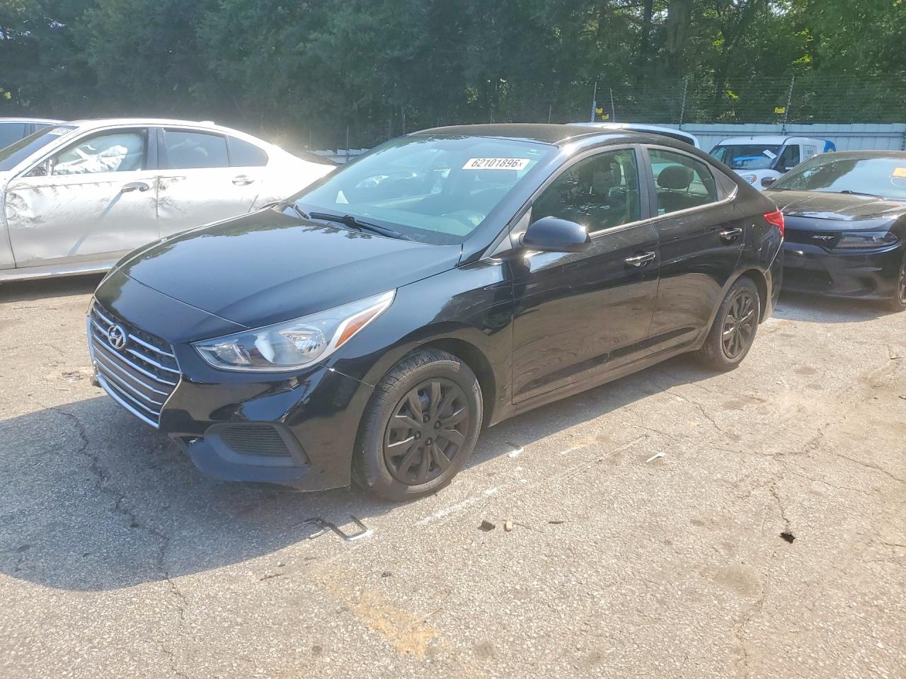 2022 Hyundai Accent SE, VIN 3KPC24A61NE168021 — Rear end