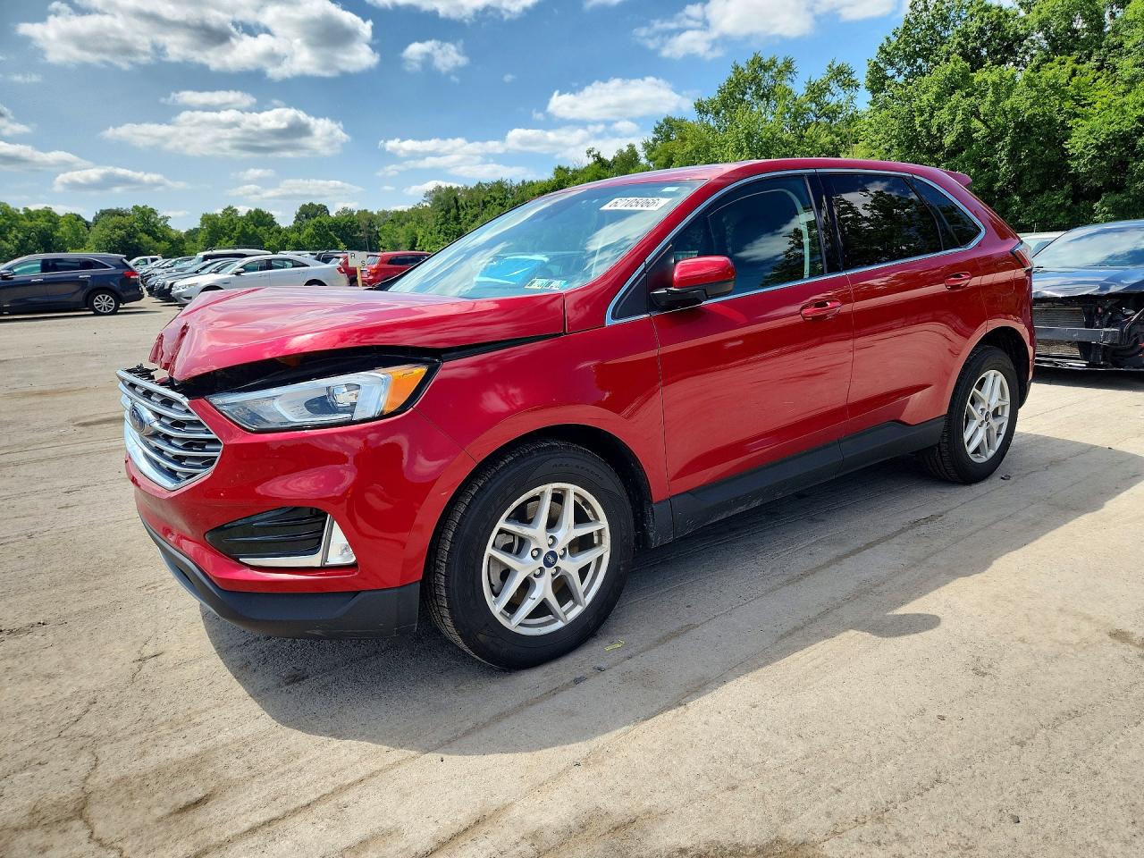 2022 Ford Edge SEL, VIN 2FMPK4J95NBA12059 — Front end