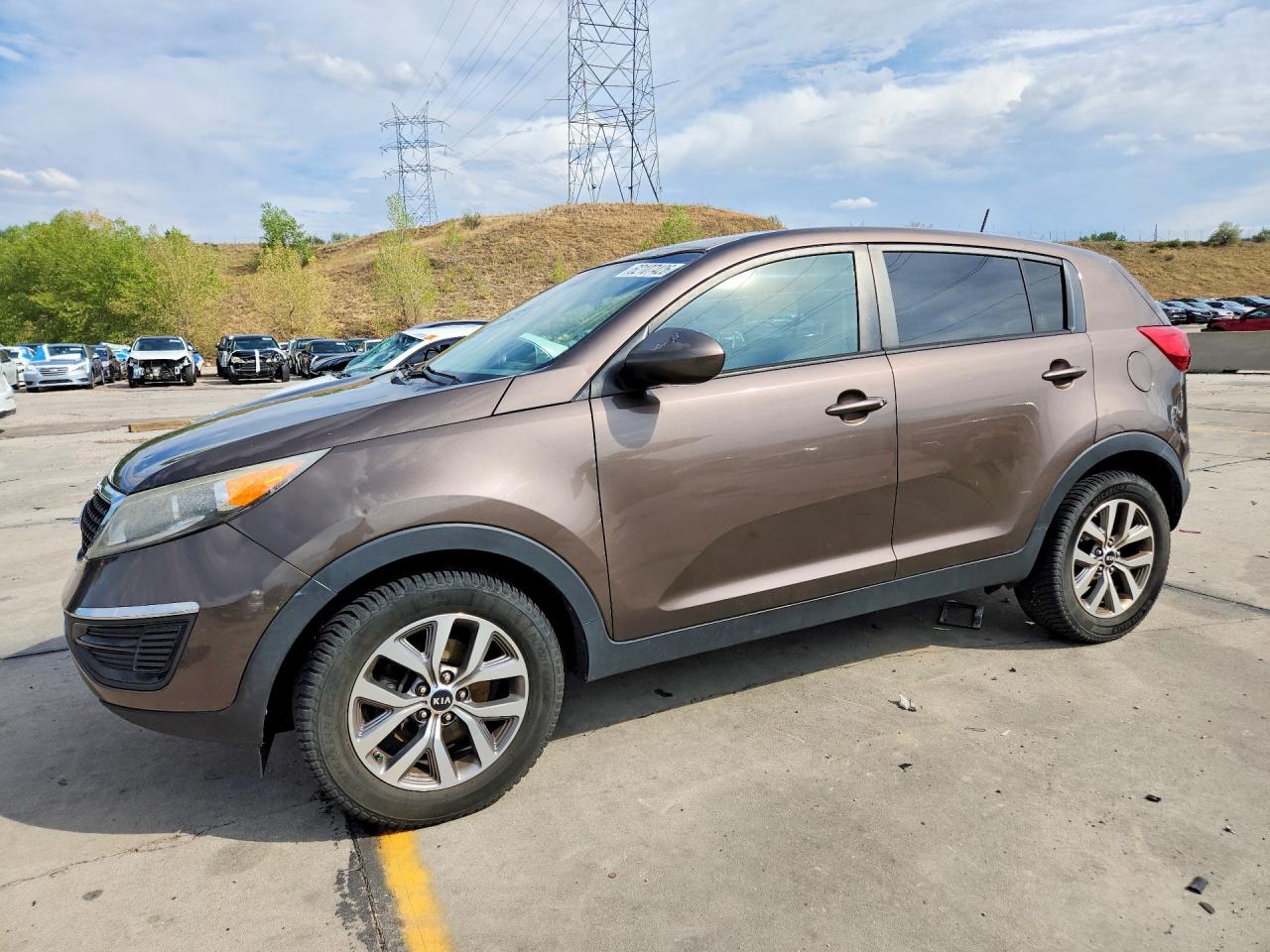 2014 Kia Sportage LX, VIN KNDPB3AC3E7550407 — Hail