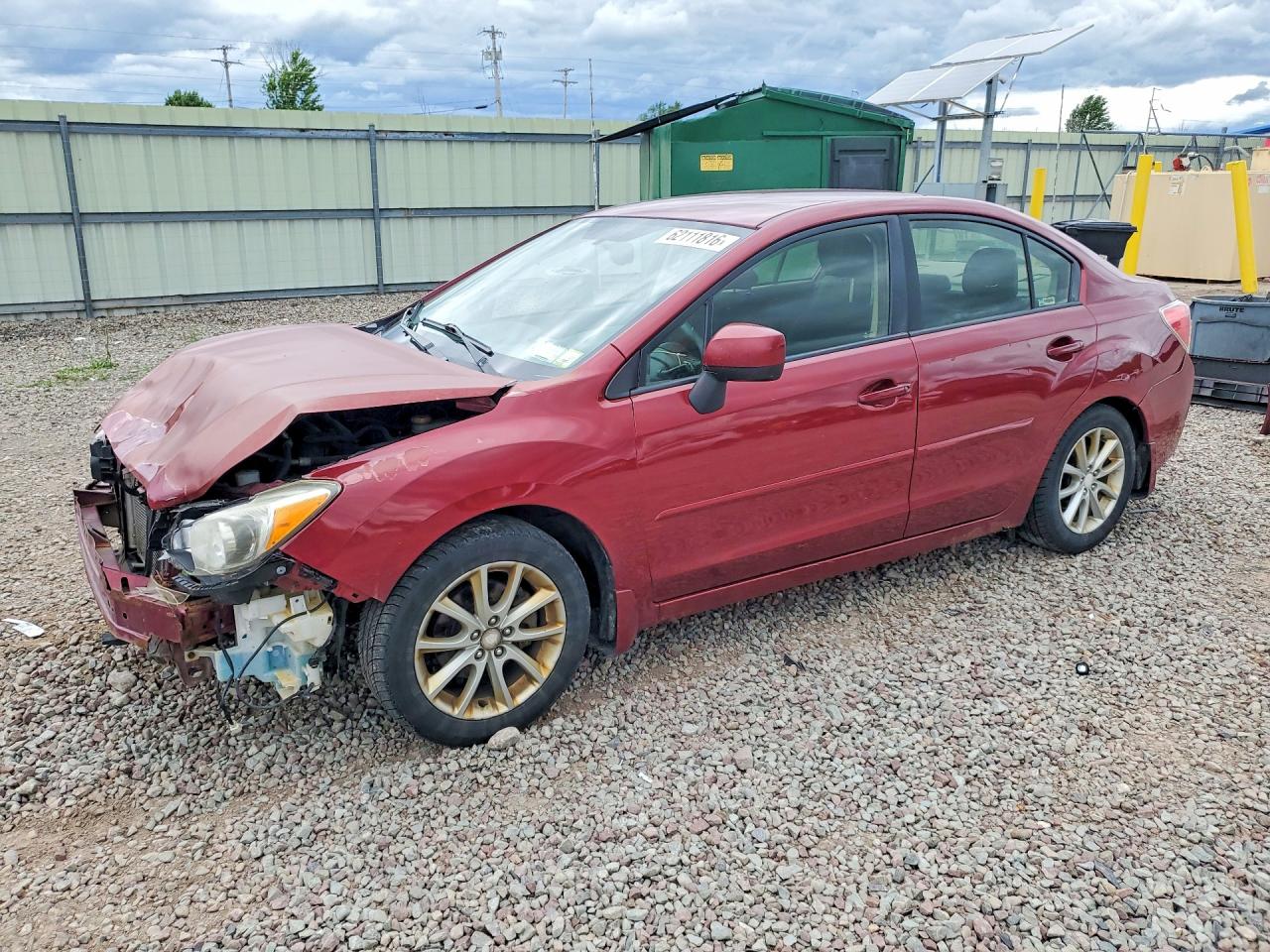 2014 Subaru Impreza Premium, VIN JF1GJAC69EH016553 — Front end