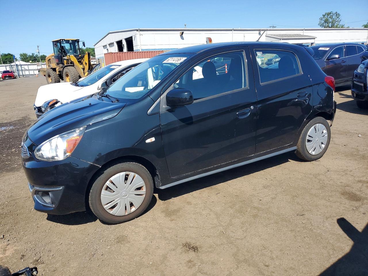 2019 Mitsubishi Mirage ES, VIN ML32A3HJ9KH014569 — Rear end