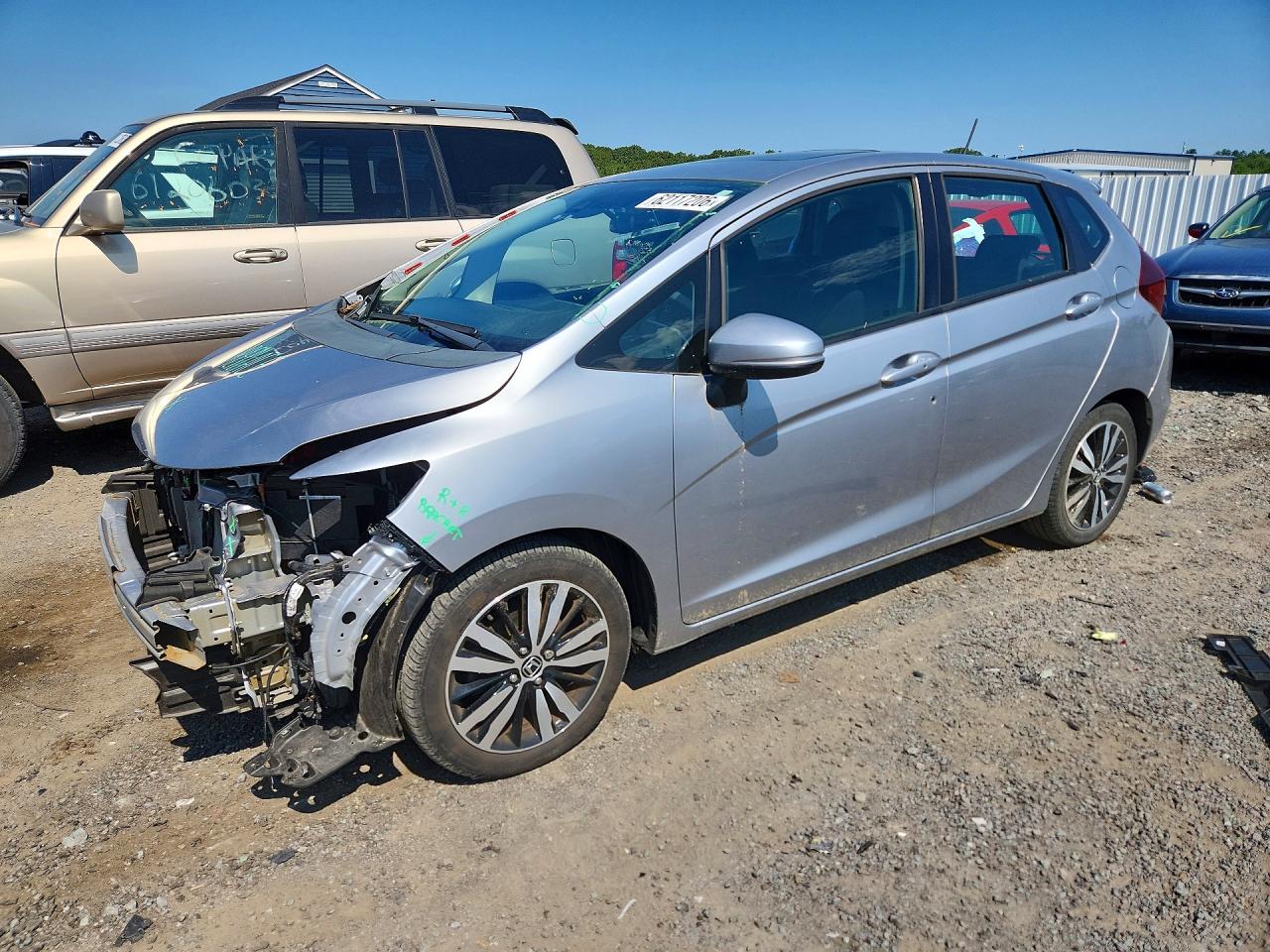 2018 Honda Fit EX, VIN 3HGGK5H88JM714328 — Front end