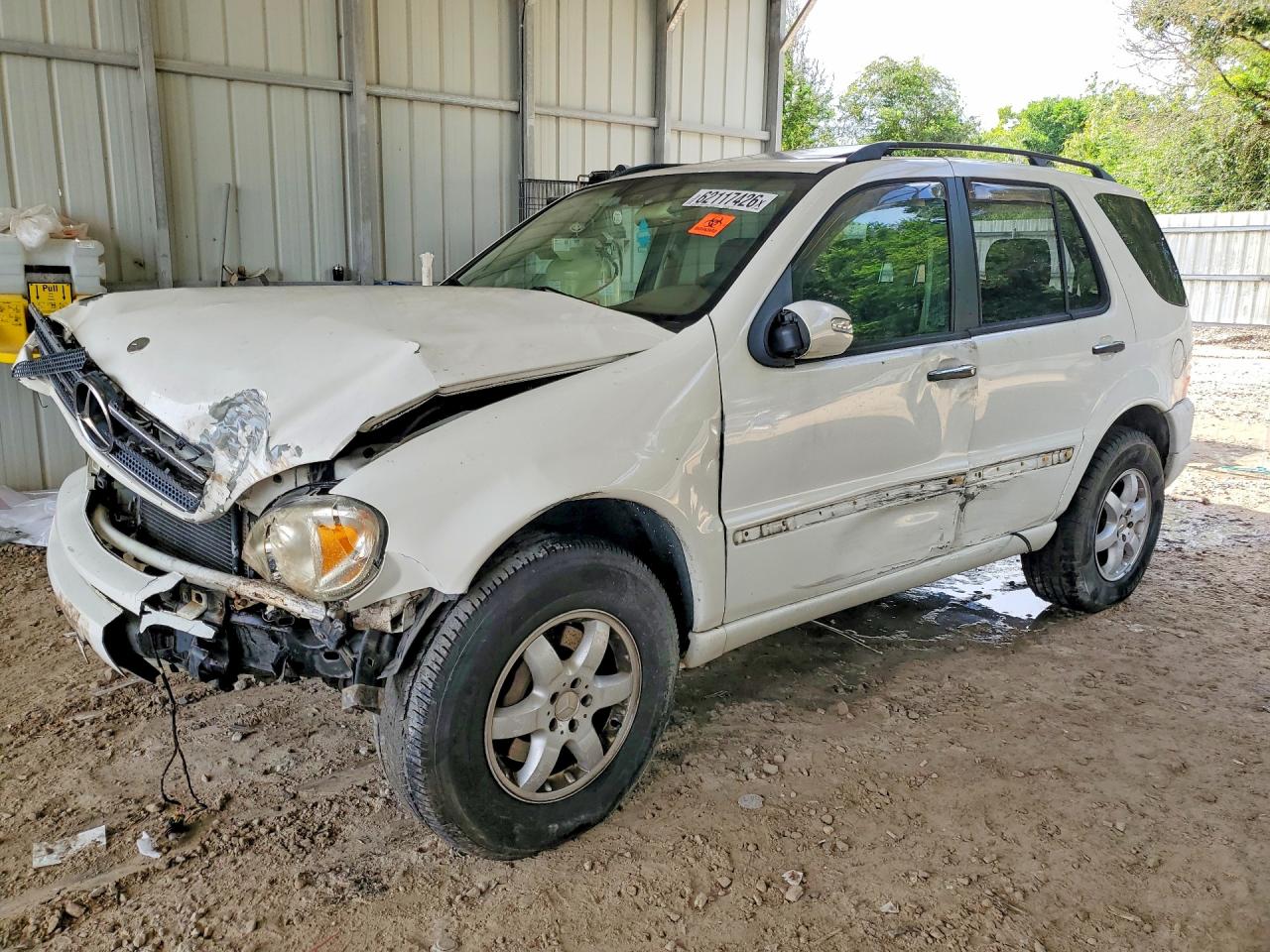 2003 Mercedes-Benz M 500, VIN 4JGAB75E43A415649 — Front end