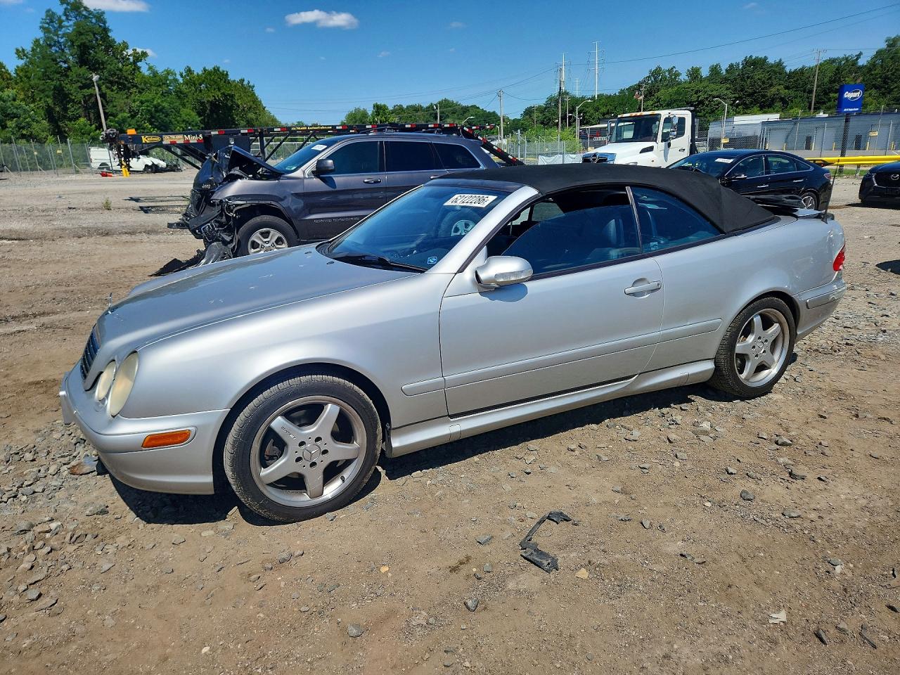 2002 Mercedes-Benz CLK 320/430, VIN WDBLK70G92T108808 — Зад