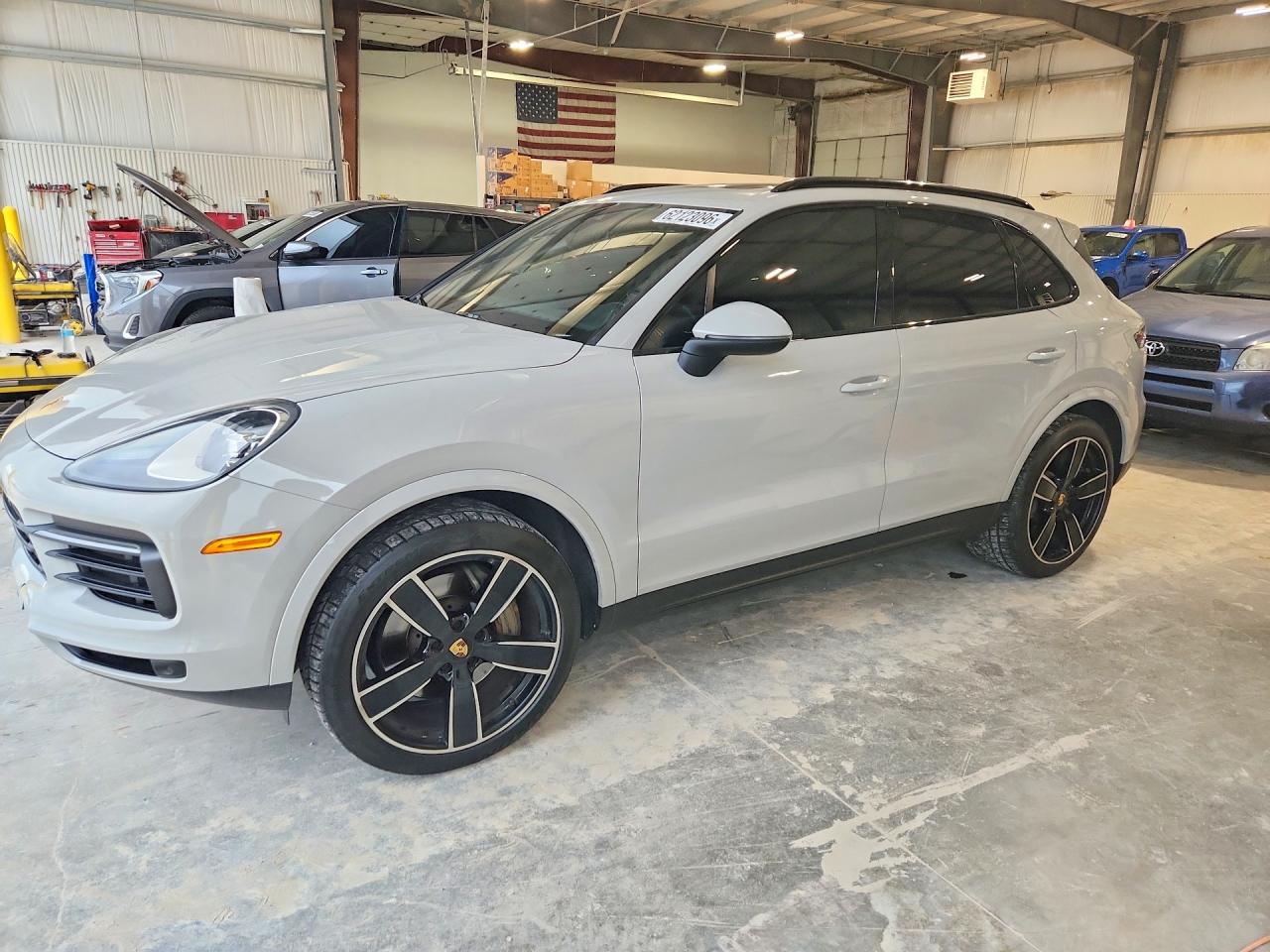 2021 Porsche Cayenne S, VIN WP1AB2AY0MDA28571 — Rear end