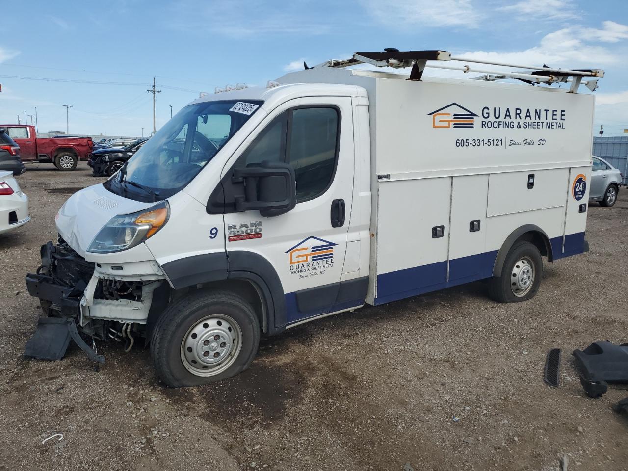 2019 Ram ProMaster, VIN 3C7WRVKG5KE506542 — Front end