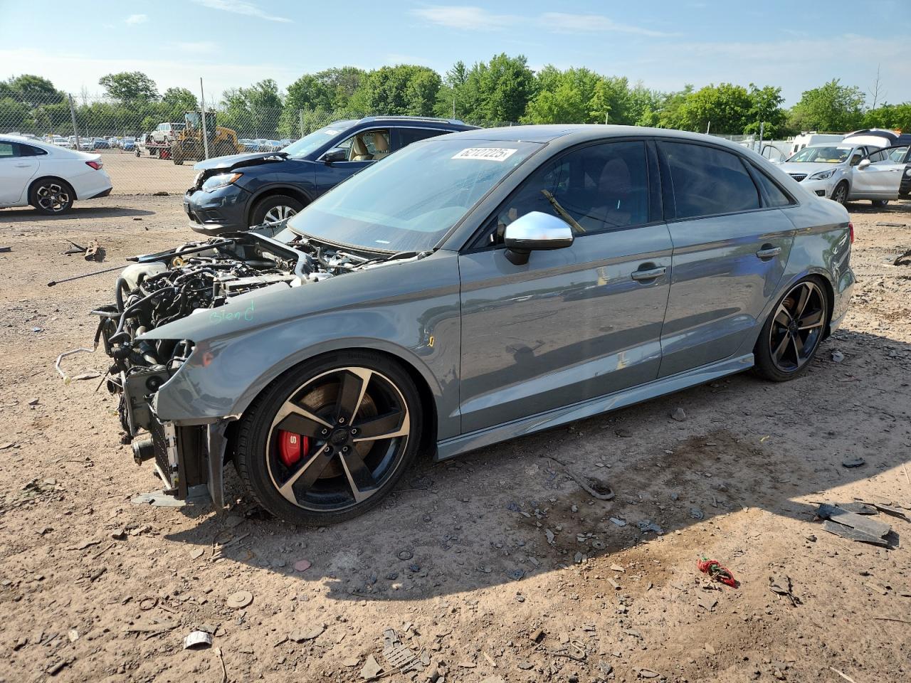 2020 Audi S3 S line Premium Plus, VIN WAUE1GFF1LA096823 — Front end