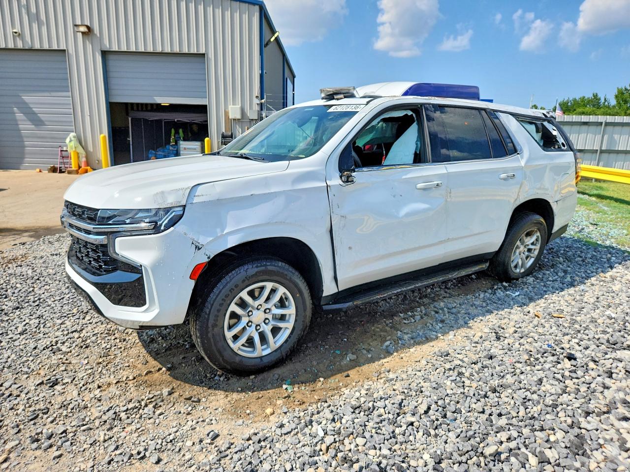 2022 Chevrolet Tahoe Commercial, VIN 1GNSKLEDXNR239131 — Rollover