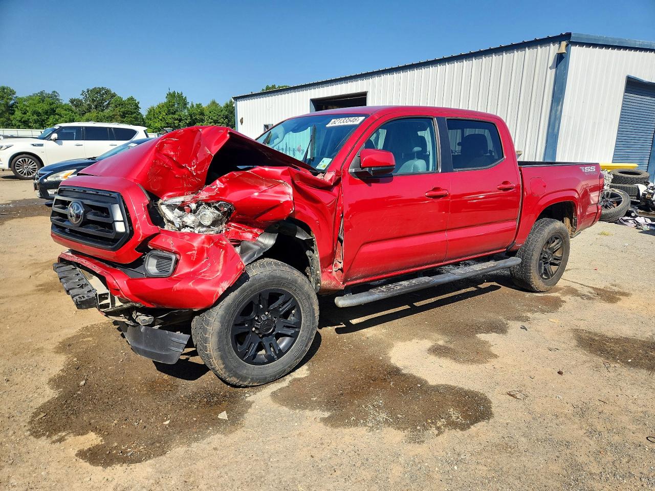 2021 Toyota Tacoma SR, VIN 3TYAX5GN0MT023204 — Front end