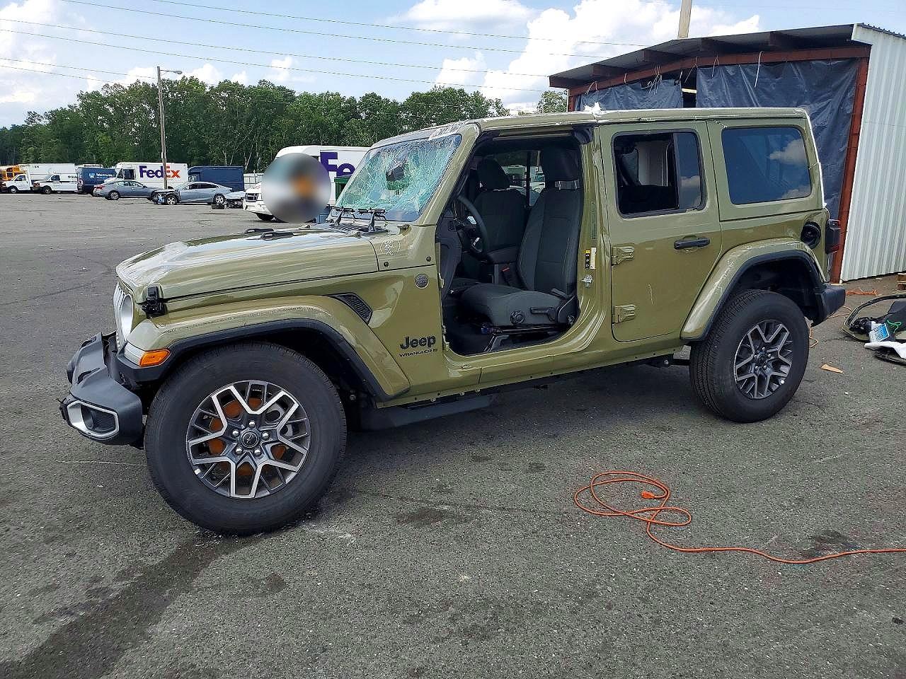2026 Jeep Wrangler Sahara, VIN 1C4PJXEN6TW226876 — Front end