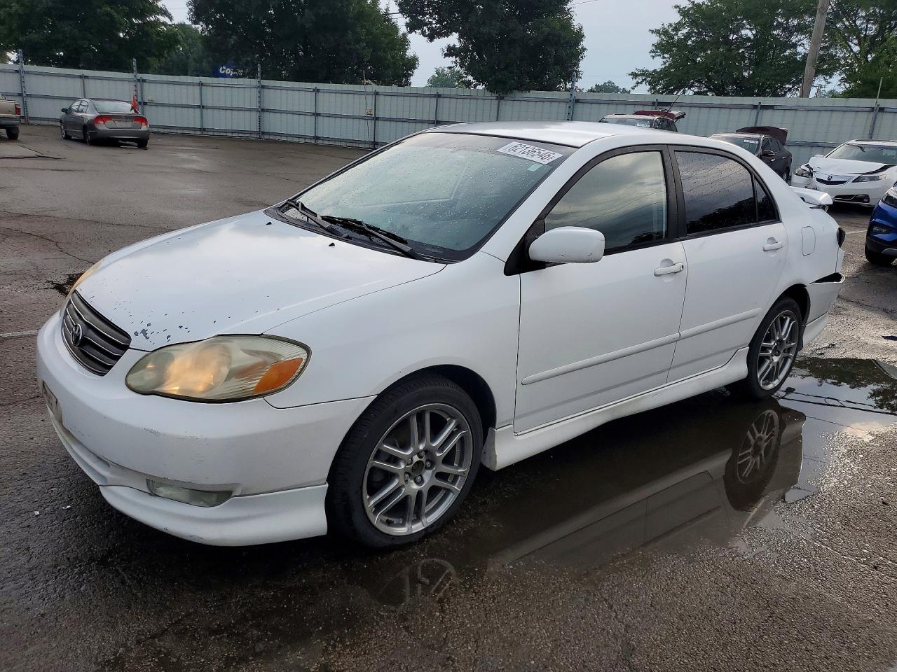 2003 Toyota Corolla CE, VIN 1NXBR32E13Z184060 — Rear end