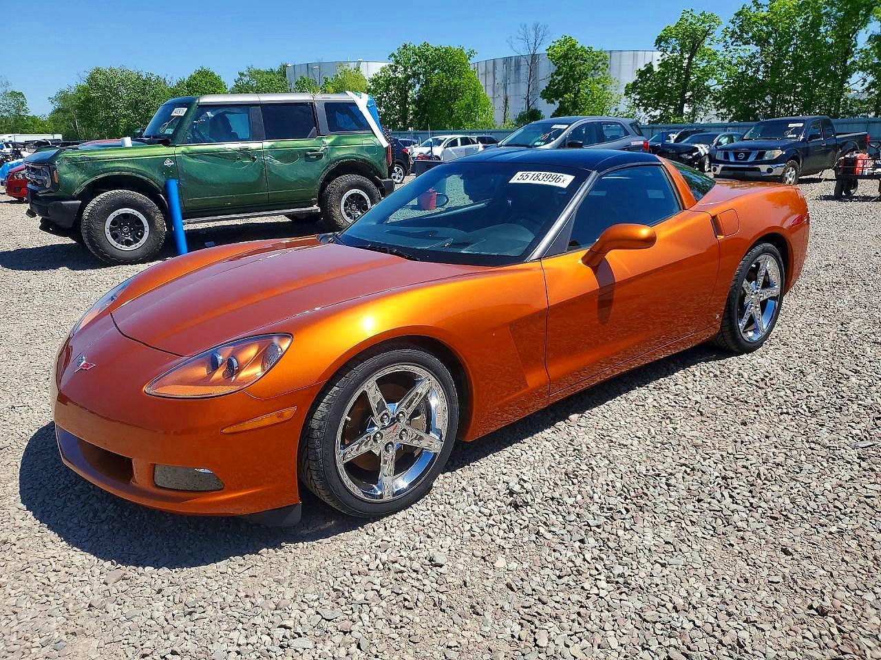 2007 Chevrolet Corvette, VIN 1G1YY26UX75104924 — Вода / потоп