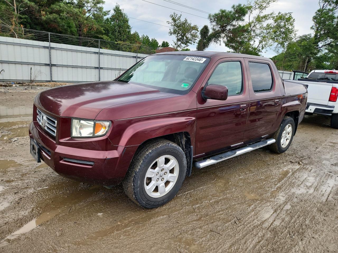 2007 Honda Ridgeline RTS, VIN 2HJYK16457H518538 — Normal wear